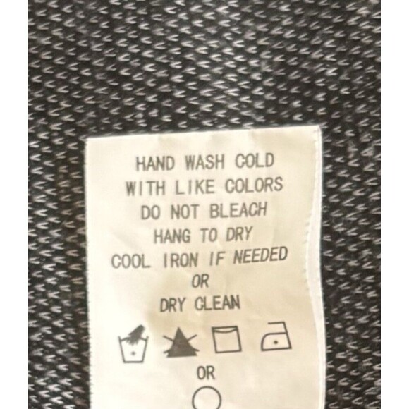 MELLODAY Black White Plaid Tweed Duster Women Large Jacket Open Front Pockets - Picture 3 of 11